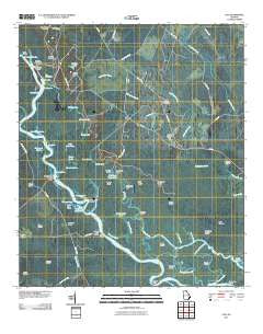 Cox Georgia Historical topographic map, 1:24000 scale, 7.5 X 7.5 Minute, Year 2011