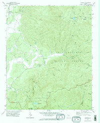 Crandall Georgia Historical topographic map, 1:24000 scale, 7.5 X 7.5 Minute, Year 1971