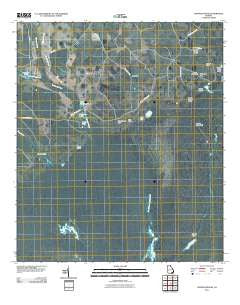 Cravens Island Georgia Historical topographic map, 1:24000 scale, 7.5 X 7.5 Minute, Year 2011