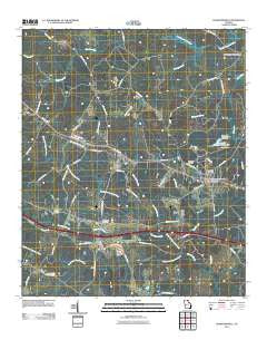 Crawfordville Georgia Historical topographic map, 1:24000 scale, 7.5 X 7.5 Minute, Year 2011