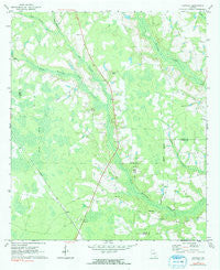 Crawley Georgia Historical topographic map, 1:24000 scale, 7.5 X 7.5 Minute, Year 1971