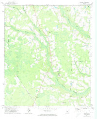 Crawley Georgia Historical topographic map, 1:24000 scale, 7.5 X 7.5 Minute, Year 1971