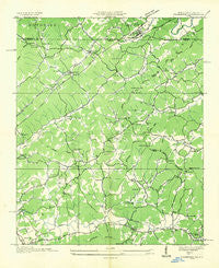 Culberson North Carolina Historical topographic map, 1:24000 scale, 7.5 X 7.5 Minute, Year 1935