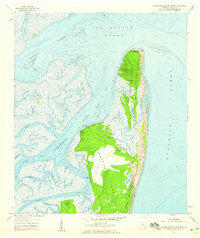 Cumberland Island North Georgia Historical topographic map, 1:24000 scale, 7.5 X 7.5 Minute, Year 1958