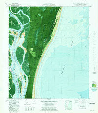 Cumberland Island South Georgia Historical topographic map, 1:24000 scale, 7.5 X 7.5 Minute, Year 1979
