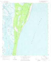 Cumberland Island South Georgia Historical topographic map, 1:24000 scale, 7.5 X 7.5 Minute, Year 1958