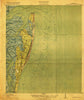 Cumberland Island Georgia Historical topographic map, 1:62500 scale, 15 X 15 Minute, Year 1918