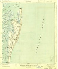 Cumberland Island Georgia Historical topographic map, 1:62500 scale, 15 X 15 Minute, Year 1930
