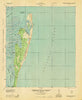 Cumberland Island Georgia Historical topographic map, 1:62500 scale, 15 X 15 Minute, Year 1945