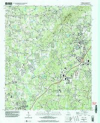 Cumming Georgia Historical topographic map, 1:24000 scale, 7.5 X 7.5 Minute, Year 1999