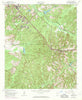 Cusseta Georgia Historical topographic map, 1:24000 scale, 7.5 X 7.5 Minute, Year 1955