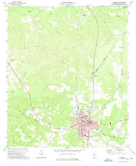 Cuthbert Georgia Historical topographic map, 1:24000 scale, 7.5 X 7.5 Minute, Year 1972