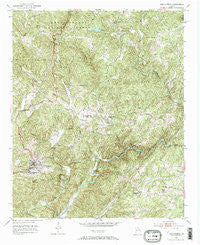 Dahlonega Georgia Historical topographic map, 1:24000 scale, 7.5 X 7.5 Minute, Year 1951