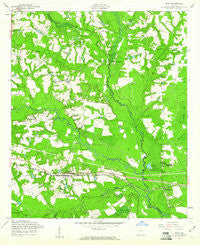 Daisy Georgia Historical topographic map, 1:24000 scale, 7.5 X 7.5 Minute, Year 1958