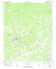 Dallas Georgia Historical topographic map, 1:24000 scale, 7.5 X 7.5 Minute, Year 1973