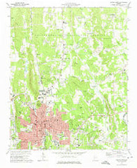 Dalton North Georgia Historical topographic map, 1:24000 scale, 7.5 X 7.5 Minute, Year 1972