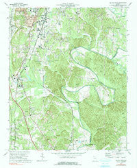 Dalton South Georgia Historical topographic map, 1:24000 scale, 7.5 X 7.5 Minute, Year 1972