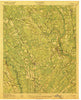 Dalton Georgia Historical topographic map, 1:62500 scale, 15 X 15 Minute, Year 1919