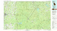 Dalton Georgia Historical topographic map, 1:100000 scale, 30 X 60 Minute, Year 1981