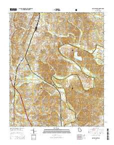 Dalton South Georgia Current topographic map, 1:24000 scale, 7.5 X 7.5 Minute, Year 2014