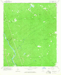 Dames Ferry Georgia Historical topographic map, 1:24000 scale, 7.5 X 7.5 Minute, Year 1964