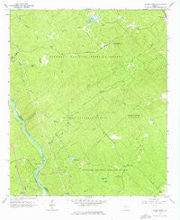 Dames Ferry Georgia Historical topographic map, 1:24000 scale, 7.5 X 7.5 Minute, Year 1964
