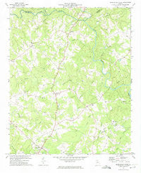 Danielsville North Georgia Historical topographic map, 1:24000 scale, 7.5 X 7.5 Minute, Year 1972
