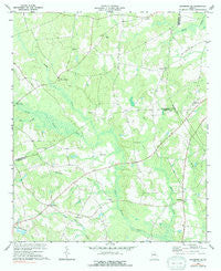 Davisboro SE Georgia Historical topographic map, 1:24000 scale, 7.5 X 7.5 Minute, Year 1973