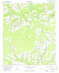 Deans Crossing Georgia Historical topographic map, 1:24000 scale, 7.5 X 7.5 Minute, Year 1958