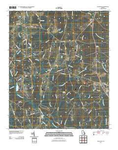 Dellwood Georgia Historical topographic map, 1:24000 scale, 7.5 X 7.5 Minute, Year 2011