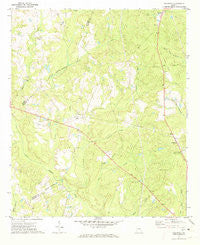 Dellwood Georgia Historical topographic map, 1:24000 scale, 7.5 X 7.5 Minute, Year 1971