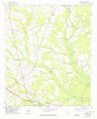 Denmark Georgia Historical topographic map, 1:24000 scale, 7.5 X 7.5 Minute, Year 1978