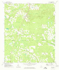 Denton Georgia Historical topographic map, 1:24000 scale, 7.5 X 7.5 Minute, Year 1971