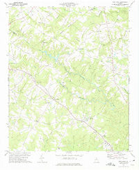 Dewy Rose Georgia Historical topographic map, 1:24000 scale, 7.5 X 7.5 Minute, Year 1973