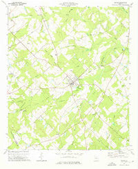 Dexter Georgia Historical topographic map, 1:24000 scale, 7.5 X 7.5 Minute, Year 1974