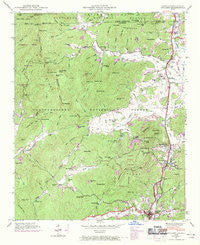 Dillard Georgia Historical topographic map, 1:24000 scale, 7.5 X 7.5 Minute, Year 1946