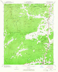 Dillard Georgia Historical topographic map, 1:24000 scale, 7.5 X 7.5 Minute, Year 1946