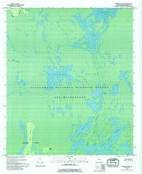 Dinner Pond Georgia Historical topographic map, 1:24000 scale, 7.5 X 7.5 Minute, Year 1994