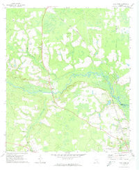 Dixie Union Georgia Historical topographic map, 1:24000 scale, 7.5 X 7.5 Minute, Year 1971