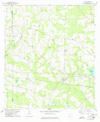 Dixie Georgia Historical topographic map, 1:24000 scale, 7.5 X 7.5 Minute, Year 1978