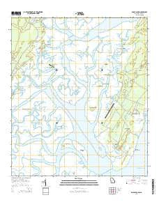 Doboy Sound Georgia Current topographic map, 1:24000 scale, 7.5 X 7.5 Minute, Year 2014