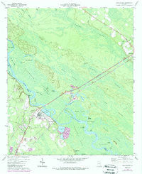 Doctortown Georgia Historical topographic map, 1:24000 scale, 7.5 X 7.5 Minute, Year 1970