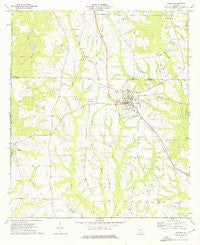 Doerun Georgia Historical topographic map, 1:24000 scale, 7.5 X 7.5 Minute, Year 1974