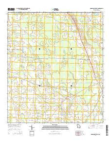 Donalsonville NE Georgia Current topographic map, 1:24000 scale, 7.5 X 7.5 Minute, Year 2014