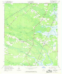 Dorchester Georgia Historical topographic map, 1:24000 scale, 7.5 X 7.5 Minute, Year 1958