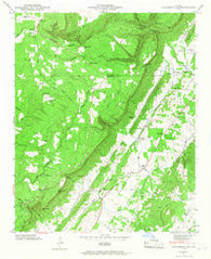 Dougherty Gap Georgia Historical topographic map, 1:24000 scale, 7.5 X 7.5 Minute, Year 1946