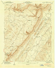 Dougherty Gap Georgia Historical topographic map, 1:24000 scale, 7.5 X 7.5 Minute, Year 1947