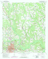 Douglas North Georgia Historical topographic map, 1:24000 scale, 7.5 X 7.5 Minute, Year 1971