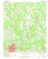 Douglas North Georgia Historical topographic map, 1:24000 scale, 7.5 X 7.5 Minute, Year 1971