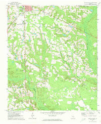 Douglas South Georgia Historical topographic map, 1:24000 scale, 7.5 X 7.5 Minute, Year 1971